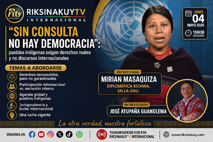 Mirian Masaquiza, ONUu