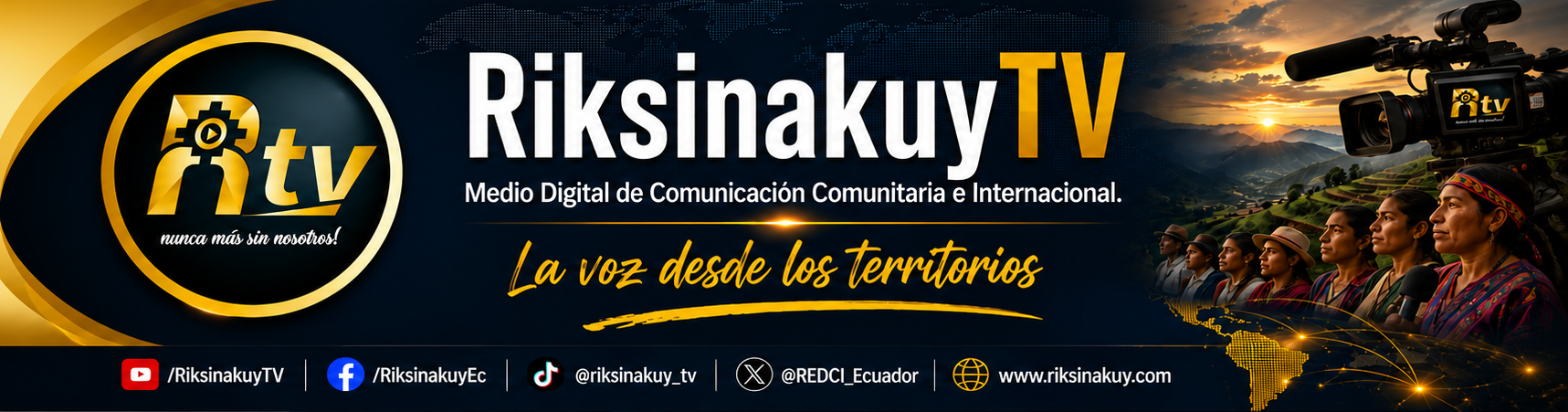RiksinakuyTV, Medio Digital de Comunicación Comunitaria e Internacional