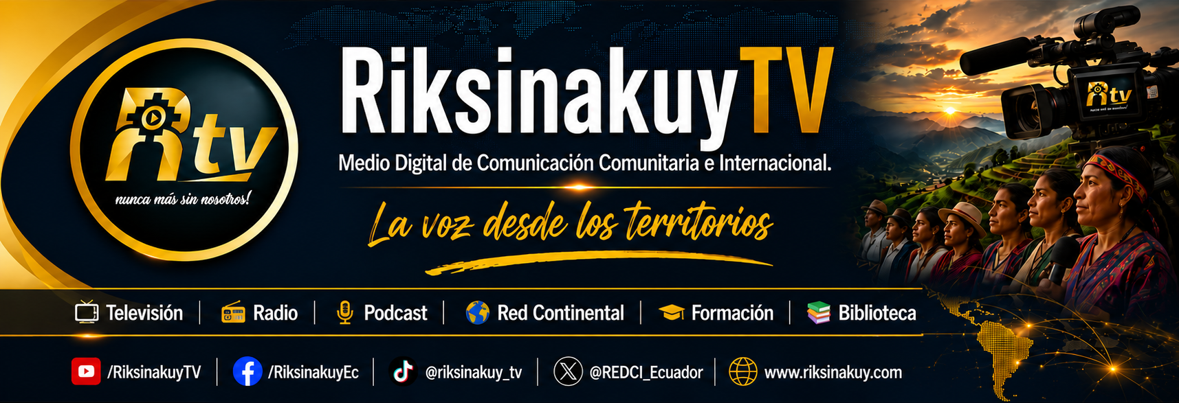 RiksinakuyTV, Medio Digital de Comunicación Comunitaria e Internacional 