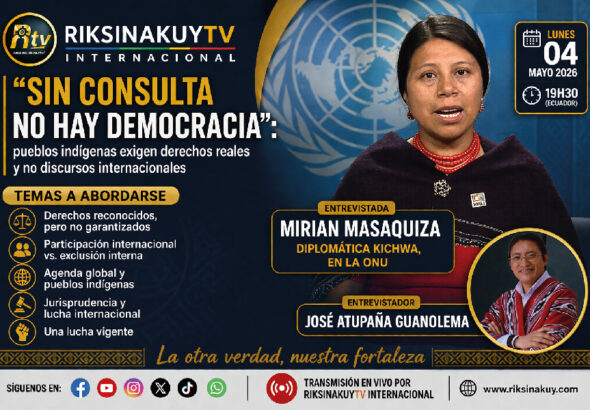 Mirian Masaquiza, ONUu